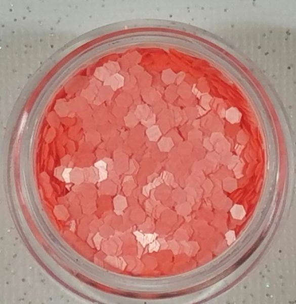 O29 Neon Coral (.062) Solvent Resistant Glitter