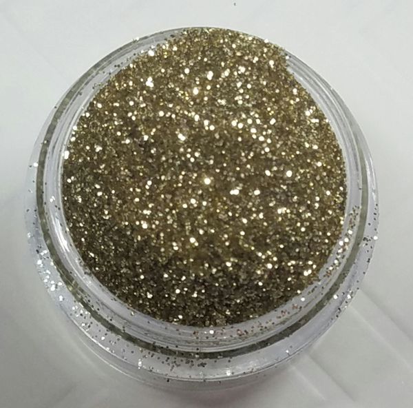 GO17 White Gold (.008) Solvent Resistant Glitter