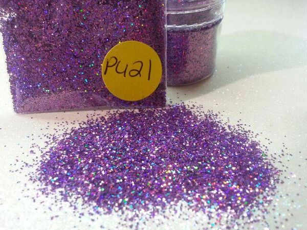 PU21 Holographic Lily (Size .015) Solvent Resistant