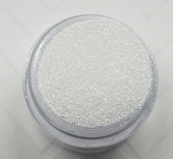 W19 Snow White (.008) Solvent Resistant Glitter