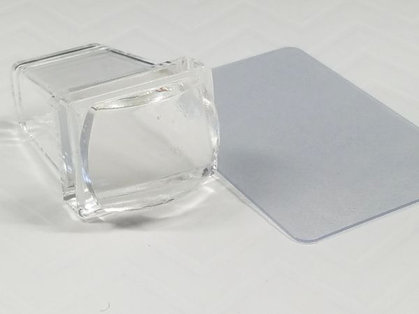 Rectangular Clear Stamper and Scraper