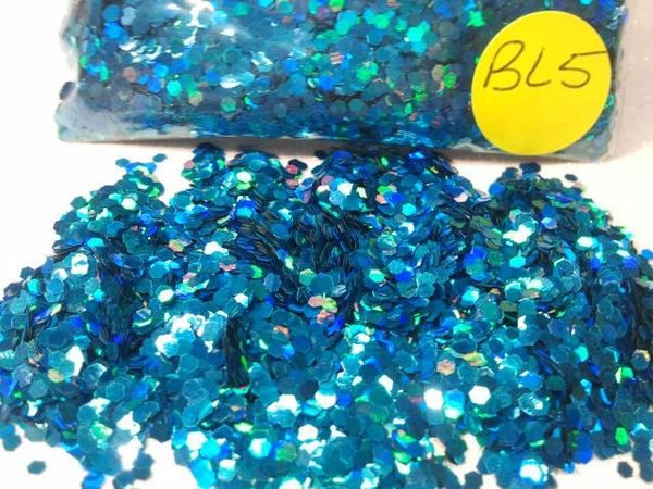 BL5 Holo Firozi (.040) Solvent Resistant Glitter