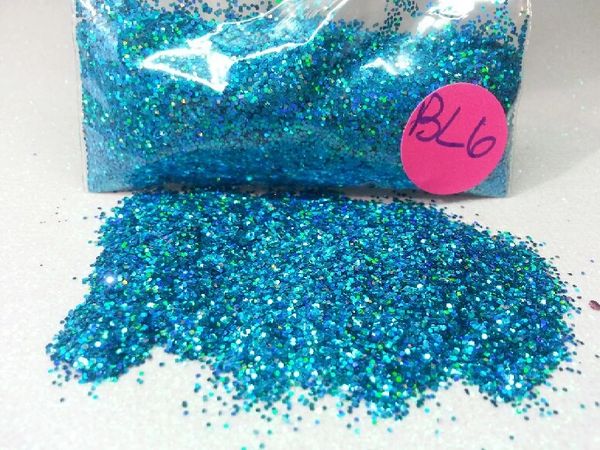 BL6 Holo Firozi (.025) Solvent Resistant Glitter