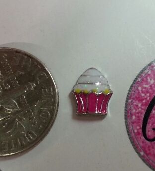 Charm #FL41- Cupcake (1piece)(perfect for nails, or living & floating lockets)