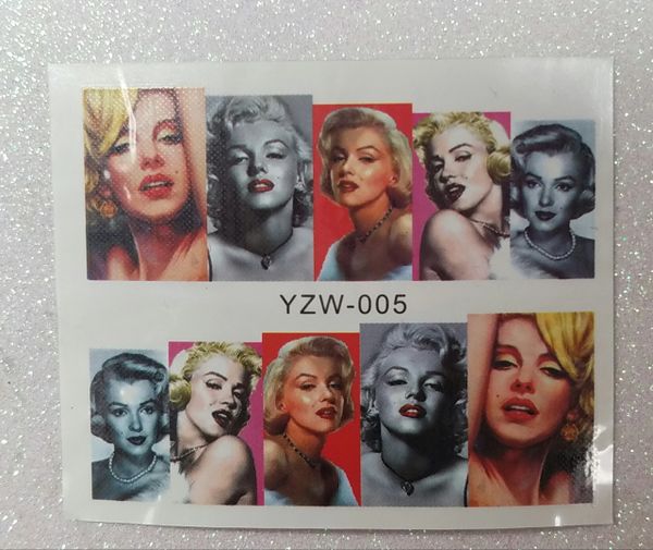 Water Slide Decal (YZW00) Marilyn Monroe