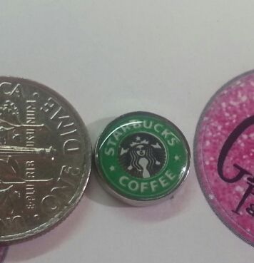 Charm #FL81 - Starbucks (1piece)(perfect for nails, or living & floating lockets)