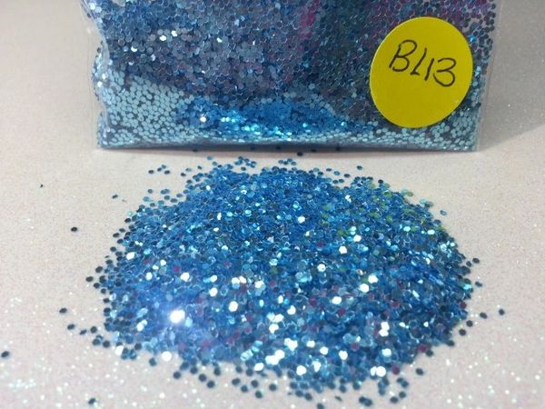 BL13 KK Ice Blue (.040) Solvent Resistant Glitter