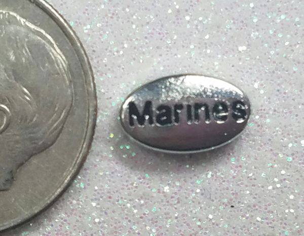 Charm #FL88 - Marines (1 piece)(perfect for nails, or living & floating lockets)