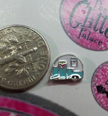 Charm #FL103 - Camper (1 piece)(perfect for nails, or living & floating lockets)