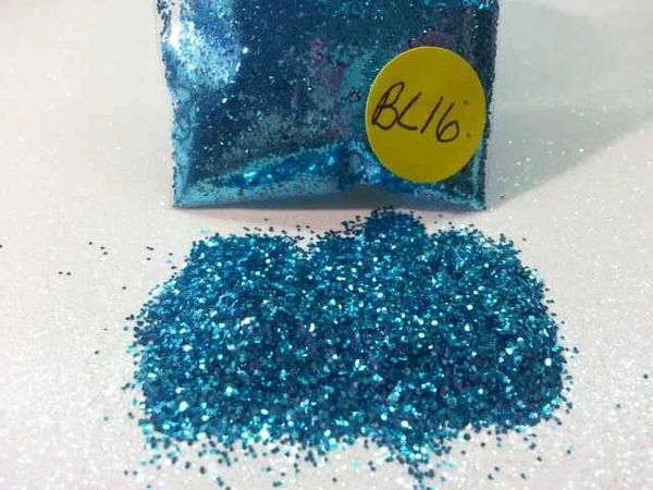 BL16 Bright Blue (.008) Solvent Resistant Glitter