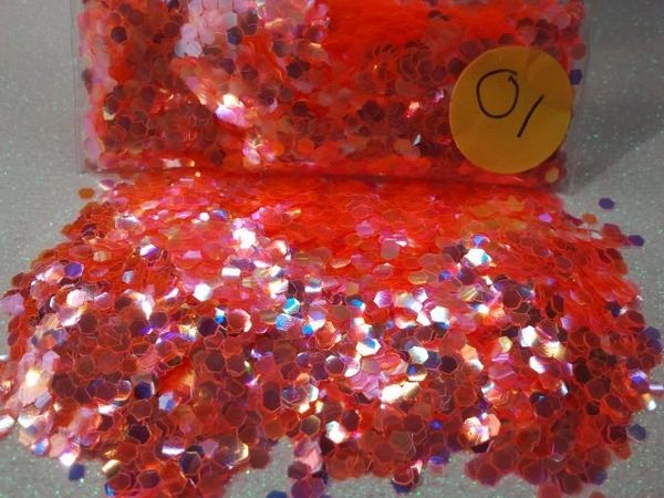 O1 Super Orange (Size .094) Solvent Resistant Glitter