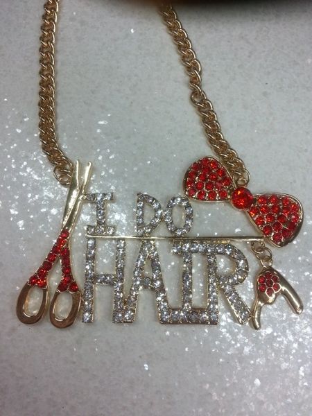 " I DO Hair" necklace