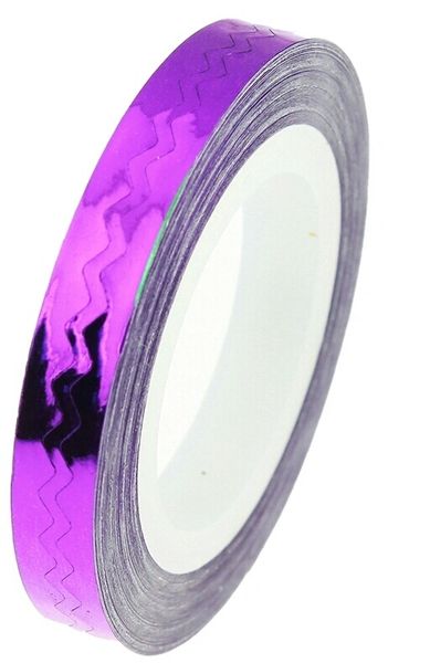 Zig Zag Striping Tape Purple