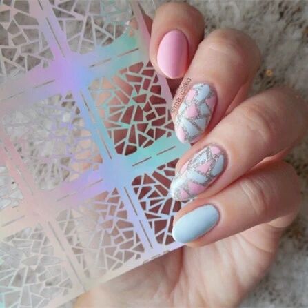 Triangle Pattern Nail Vinyl