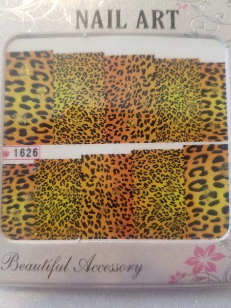 1626 - Cheetah Print Waterslide Decal