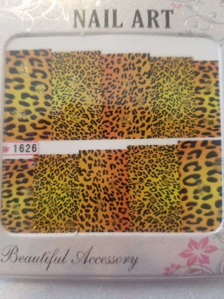 1626 - Cheetah Print Waterslide Decal