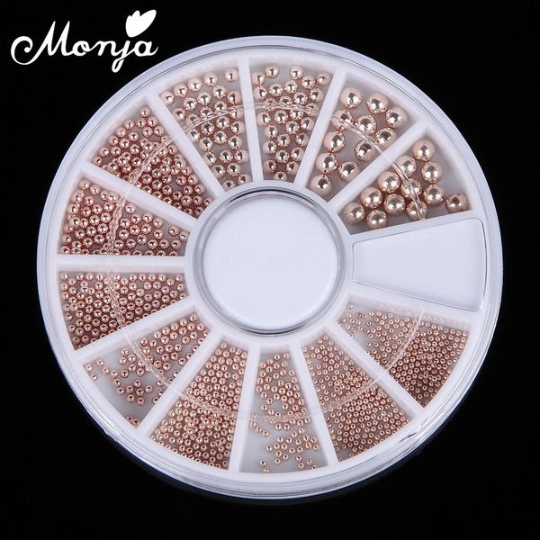 Rose gold stud wheel #9