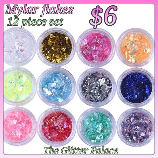 Pre order : 12 piece Mylar Flake Set