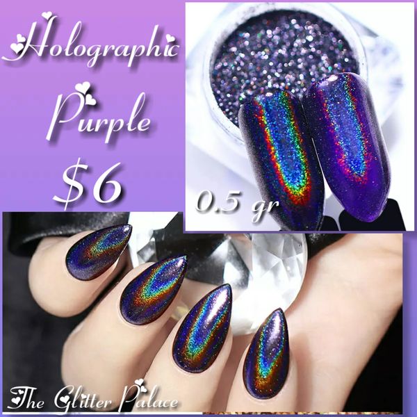 Holographic Purple Chrome Powder (0.5 gr)