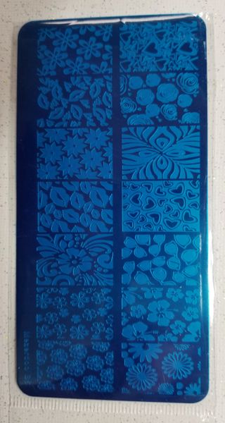 Stamping Plate - Mezerdoo B5 - flowers, hearts, lips