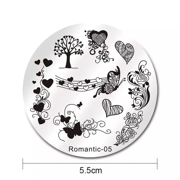 Stamping Plate - (ND05) Romantic 05