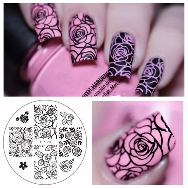 Stamping Plate - (BP-73) Roses