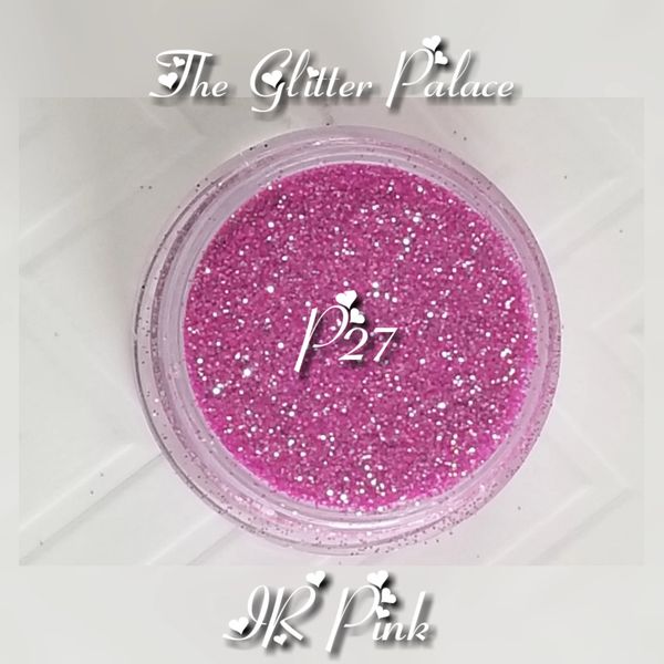P27 IR Pink #814 (.008) Solvent Resistant Glitter