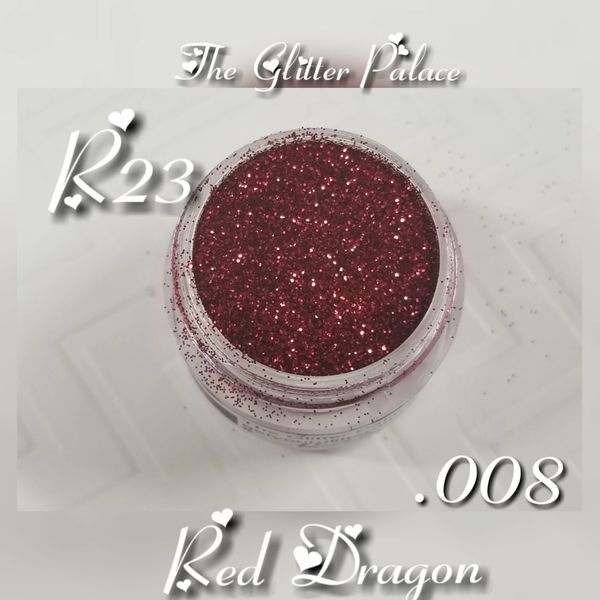 R23 Red Dragon (.008) Solvent Resistant Glitter