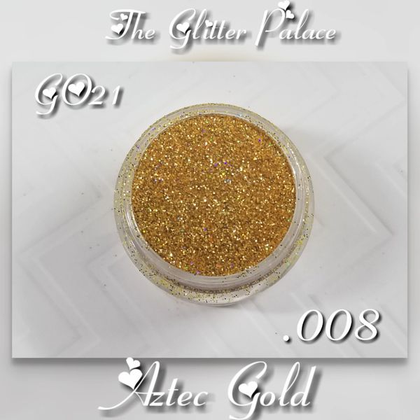 GO21 Aztec Gold (.008) Solvent Resistant Glitter