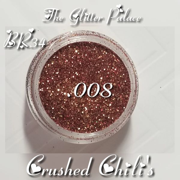 BR34 Crushed Chili's (.008) Solvent Resistant Glitter