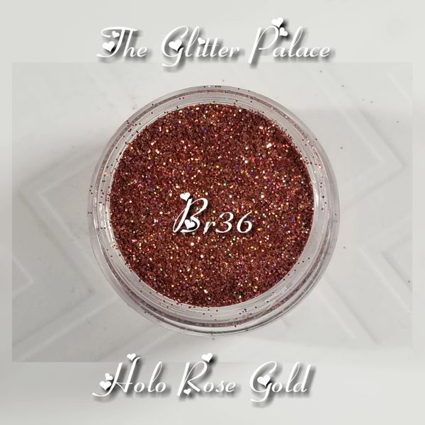 Br36 Holo Rose Gold (.008) Solvent Resistant Glitter