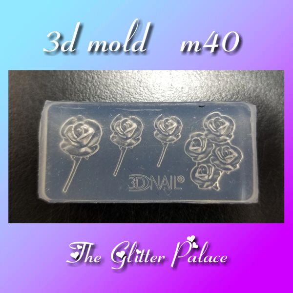 3D Mold - #M50 Roses Make Your Own 3-D Decorations