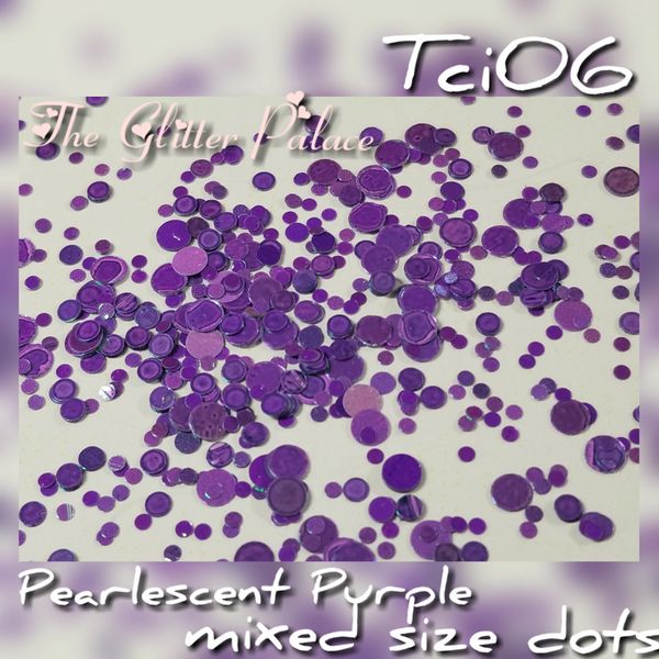 Pearlescent Purple Dot Mix (Tci06)