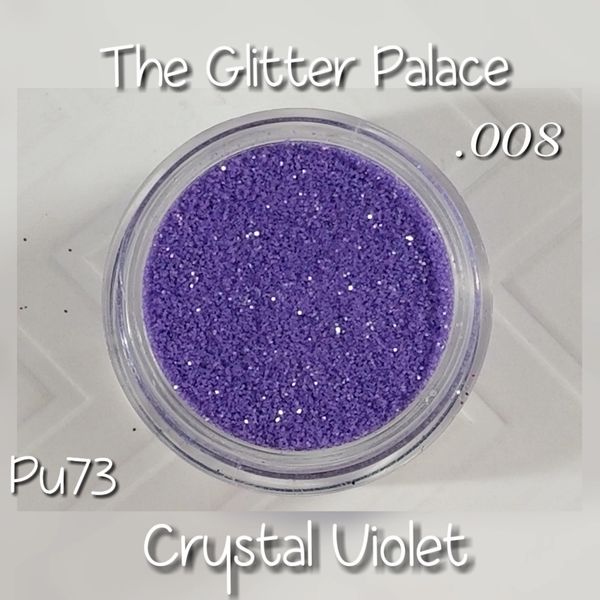 PU73 Crystal Violet (.008) Solvent Resistant Glitter