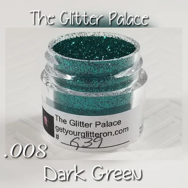 G39 Dark Green (.008) Solvent Resistant Glitter