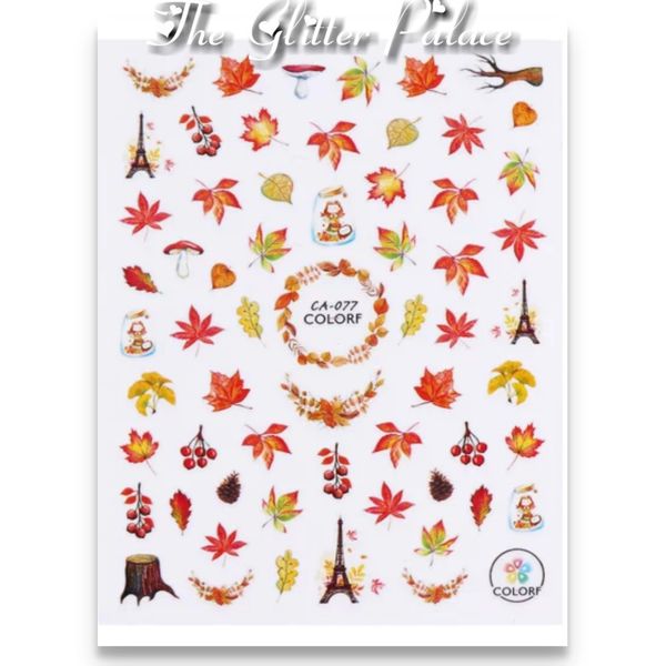 Fall Leaves Stickers (Ca-077)