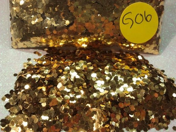 GO6 Brilliant Gold (.062) Solvent Resistant Glitter