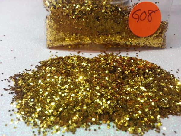GO8 Gold (.040) Solvent Resistant Glitter