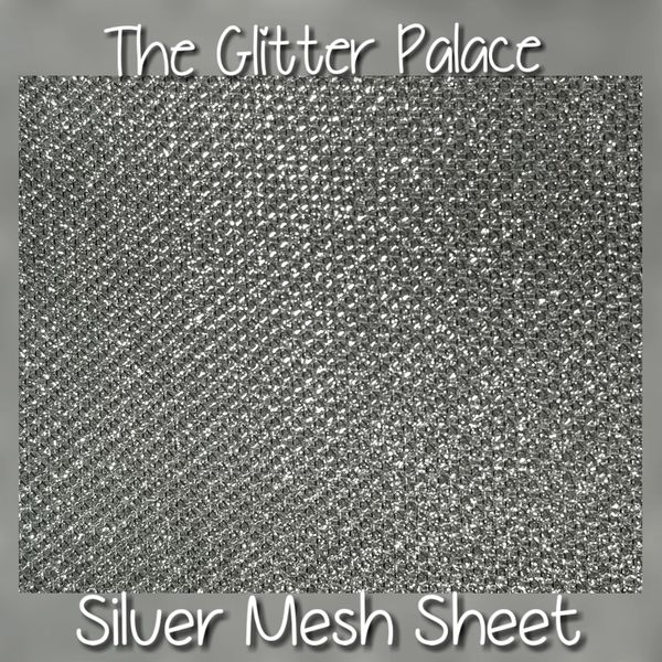 Metallic Silver Mesh Sheet For Encapsulation