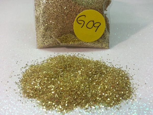 GO9 Gold (Extra Fine) Solvent Resistant Glitter