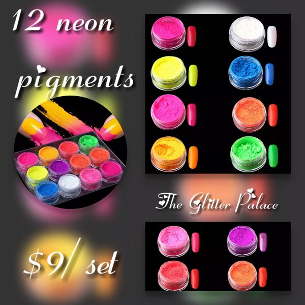 Neon Pigments Set of 12