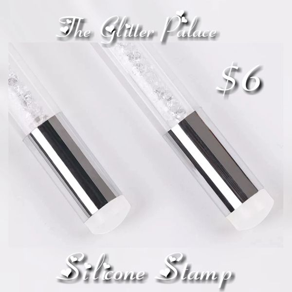 Double Ended Silicone Sparkle Handle Stamper