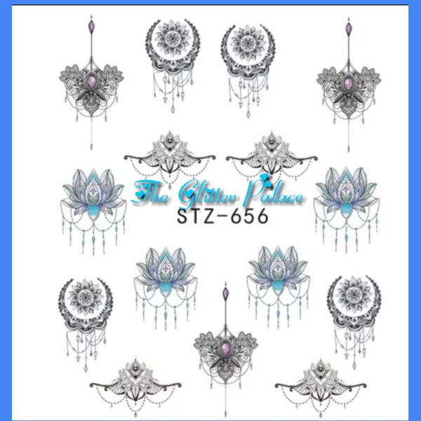 Jewelry Design Waterslide Decal (STZ-656)