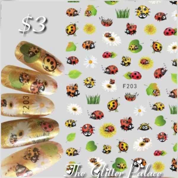 Ladybug Stickers (F203)