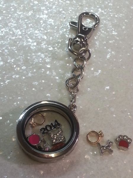 Living Locket or Floating key chain ( charms sold separately)