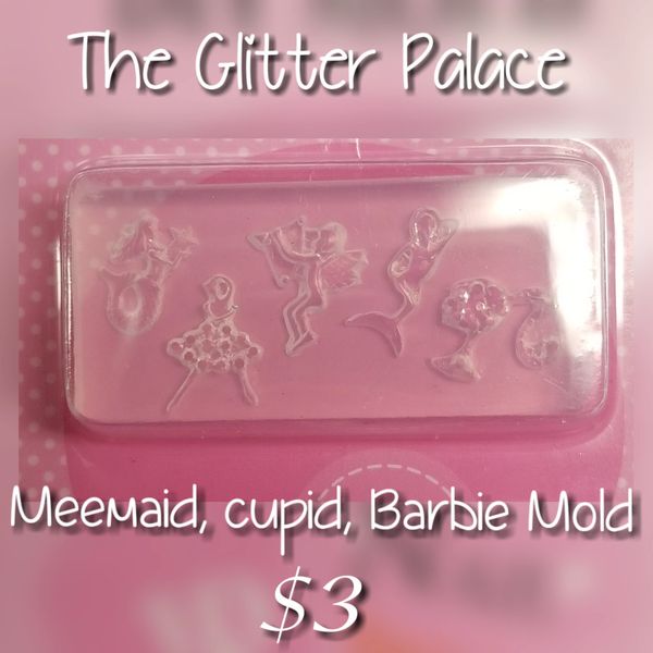 3D Mold - #M47 Mermaid, Cupid, Barbie to make your own 3D Decorations