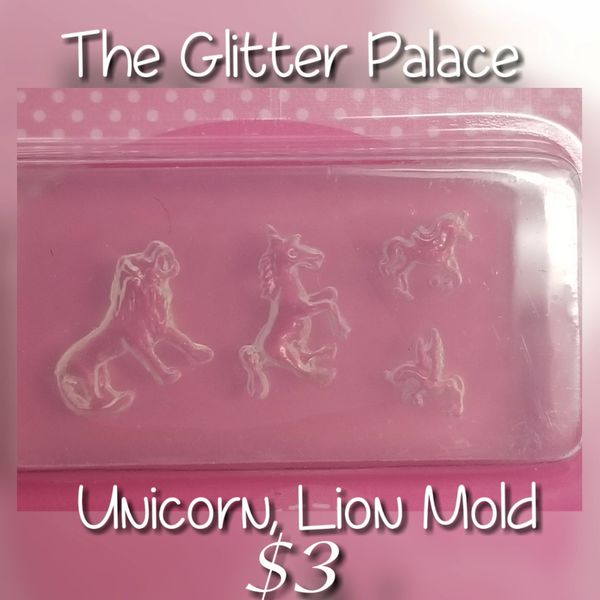 3D Mold - #M48 Unicorn, & Lion to make your own 3D Decorations