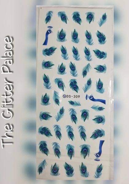 Blue Feather Decals (DS-309)
