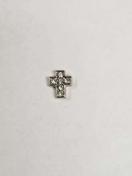 Charm #FL52- Cross (1piece)(perfect for nails, or living & floating lockets)