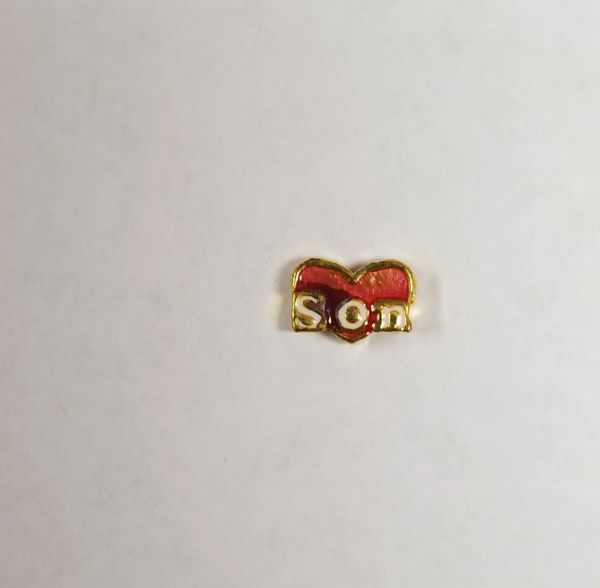 Charm #FL49- Son (1piece)(perfect for nails, or living & floating lockets)